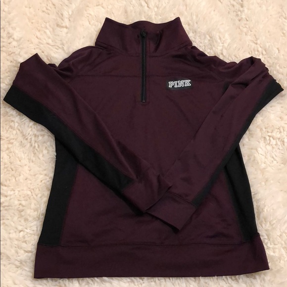 PINK Victoria's Secret Tops - VS PINK 1/4 zip track jacket